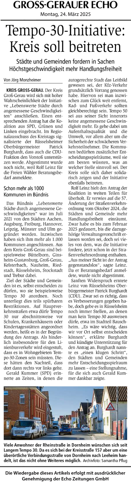 Groß-Gerauer Echo 24.03.2025